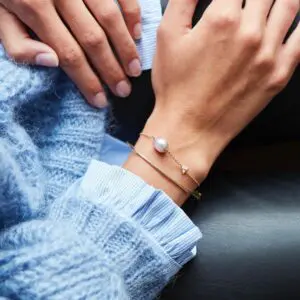 113712 192Loo14ro copenhagen fryd diamant perle armbaand raa armring guld