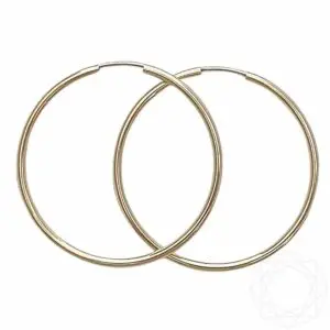 BNH hoops creoler runde oereringe 14kt guld 4cm CR1420040 packshot
