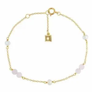 CA FB 4316 BIRQ 16 1 5 1 5 carre jewellery copenhagen smykker forgyldt soelv armbaand perler rosa kvarts Packshot