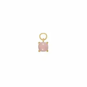 CA FLH 4346 PO carre jewellery copenhagen smykker forgyldt soelv charm pink opal.packshot