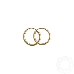 CR1420013 CR820013 BNH oerering hoops creoler guld 13mm 14kt 8kt