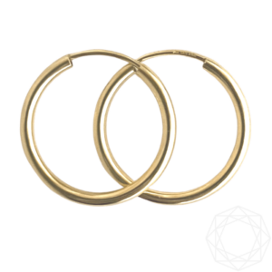 CR1420020 CR820020 BNH oerering hoops creoler guld 20mm 14kt 8kt