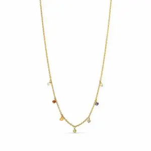 Enamel Copenhagen N73G Necklace Feline Mixed Gemstones packshot