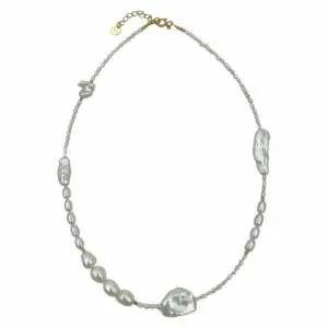 Nuni copenhagen armbaand perler forgyldt soelv A2022 Nadine Pearl Gold packshot