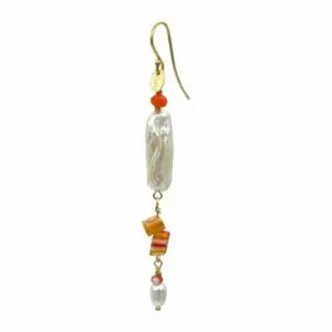Nuni copenhagen haenge oerering perle A1126 Dina Blossom Gold packshot
