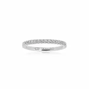 SJ R2869 CZ ellera ring hvid zirconia packshot sif jakobs soelv