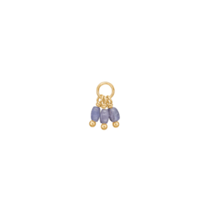 carre jewellery FLH 4340 TZ charm vedhaeng tanzanit lilla packshot 1