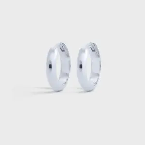 ix studios IX Chunky Edge earring Silver packshot 1