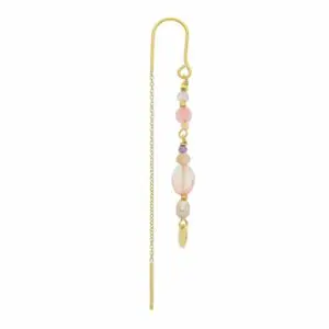 nuni copenhagen smykker A1133 Kikki LightPink Oerering forgyldt soelv packshot