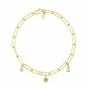 sif jakobs SJ B22123 XCZ SG Rimini armbaand forgyldt soelv multi packshot