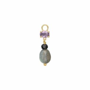 Echoes | Gem Candy | Charm m. amethyst, spinel og labradorit, Juwels