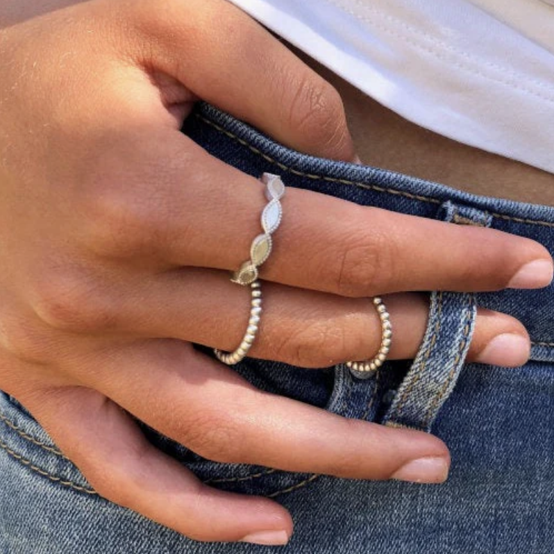 R118W103 ro copenhagen orbit dot ring guld galleri 1